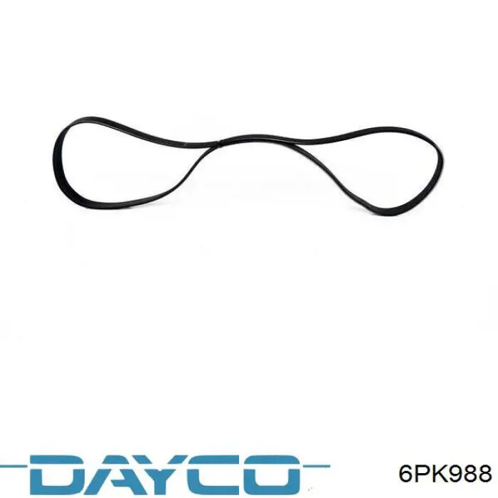 6PK988 Dayco correa trapezoidal