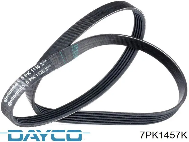 Correa accesorios Gates 7PK1458XS