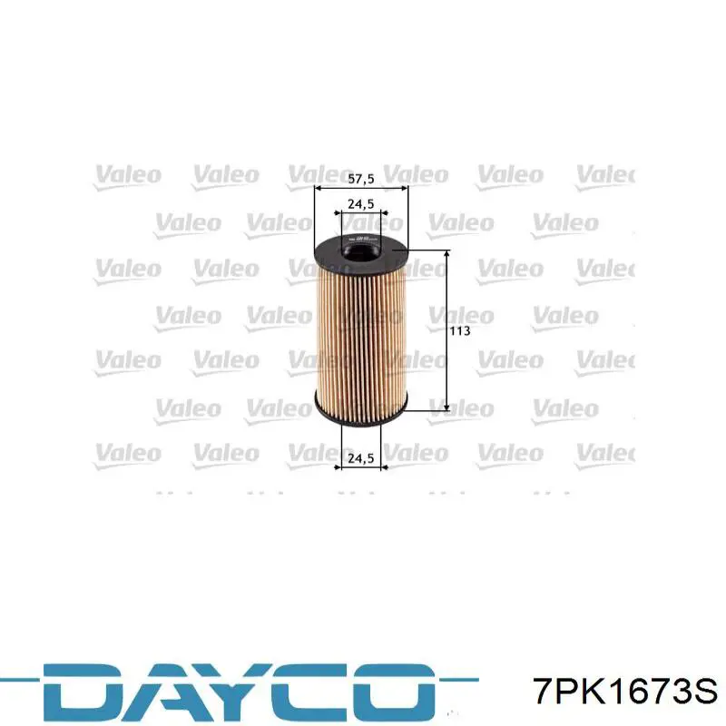 Correa de transmisión trapezoidal Dayco 7PK1673S precio, desde 12,68 EUR
