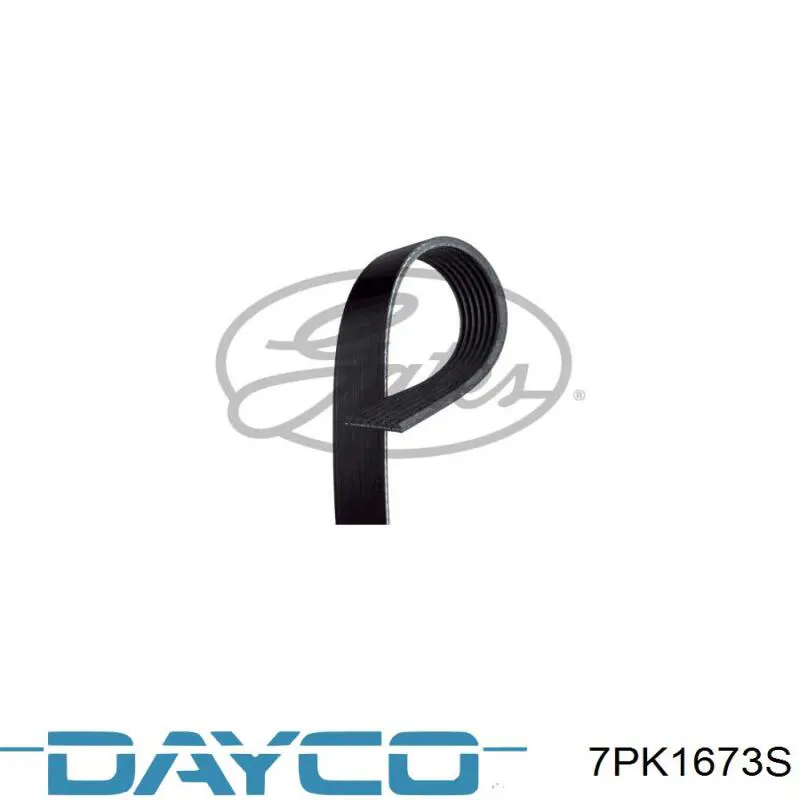 7PK1673S Dayco correa trapezoidal