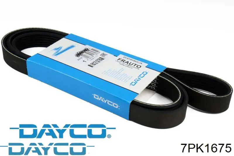 Correa de transmisión trapezoidal Dayco 7PK1675 precio, desde 38,39 EUR