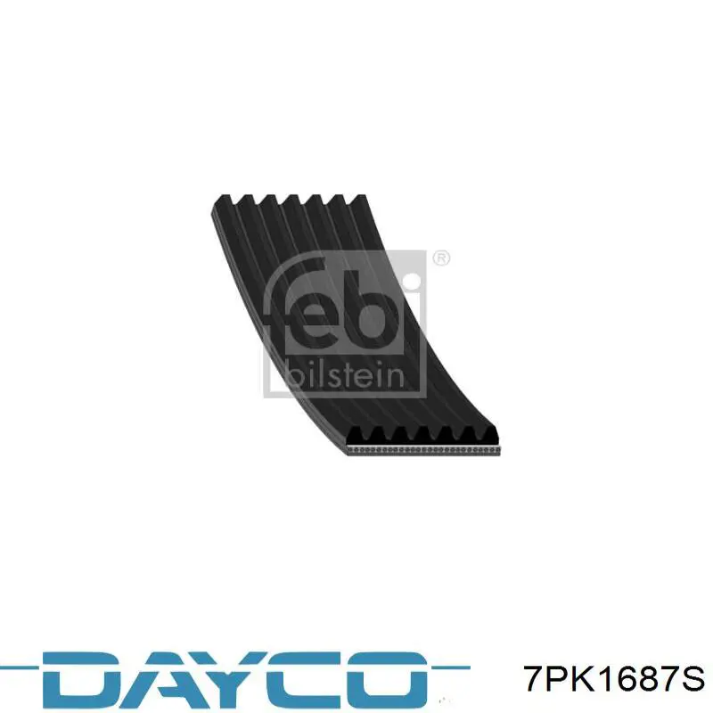 Comprar 7PK1687S Dayco Correa trapezoidal