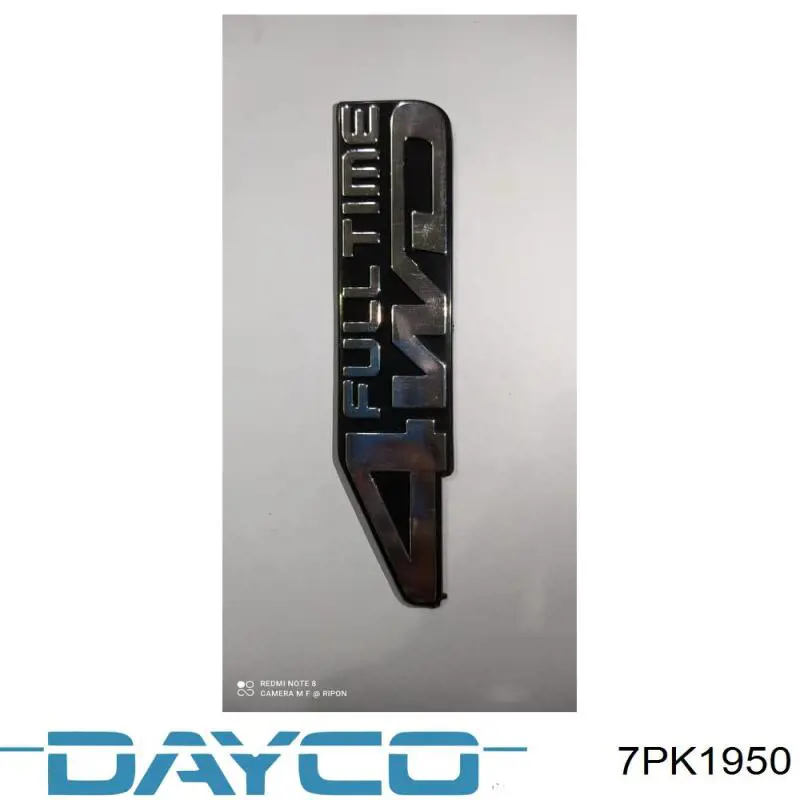 7PK1950 Dayco correa trapezoidal