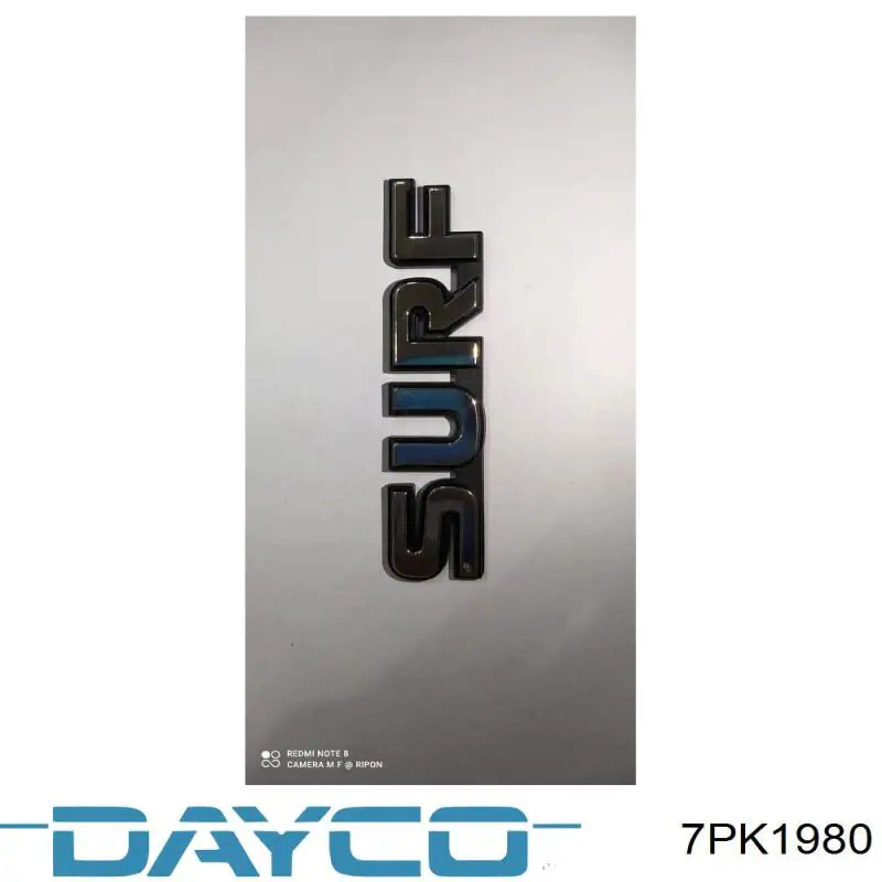 Correa de transmisión trapezoidal Dayco 7PK1980 precio, desde 45,65 EUR