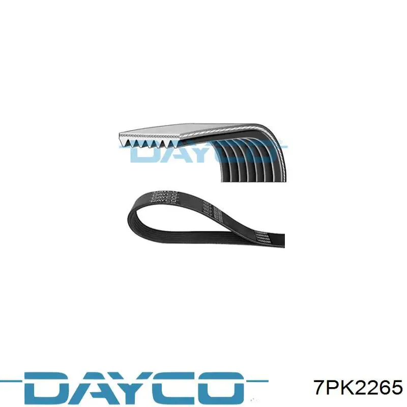 Correa de alternador 7PK2265 Dayco