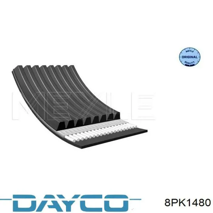 Correa de alternador 8PK1480 Dayco