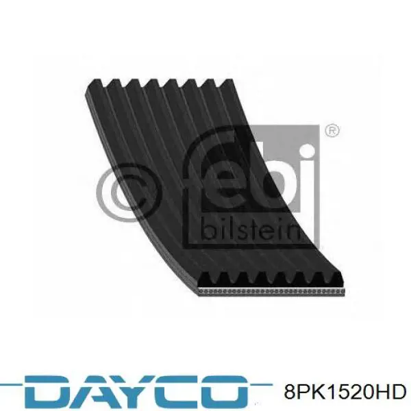 Correa de transmisión trapezoidal Dayco 8PK1520HD precio, desde 19,45 EUR