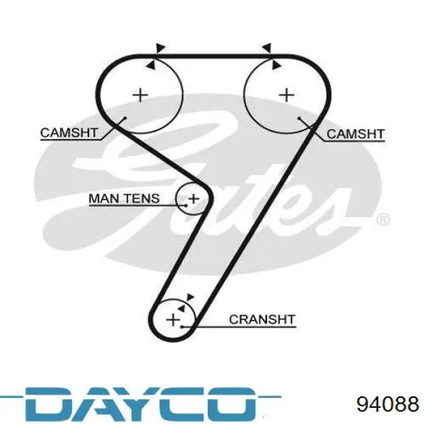94088 Dayco Correa dentada