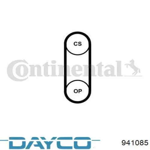 941085 Dayco Correa de la bomba de aceite