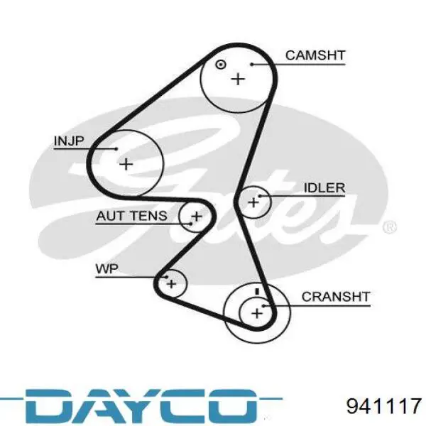 Correa distribucion Ford Fiesta JH, JD