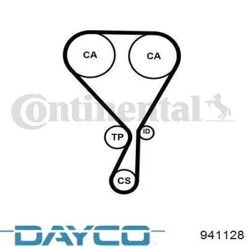 941128 Dayco Correa dentada