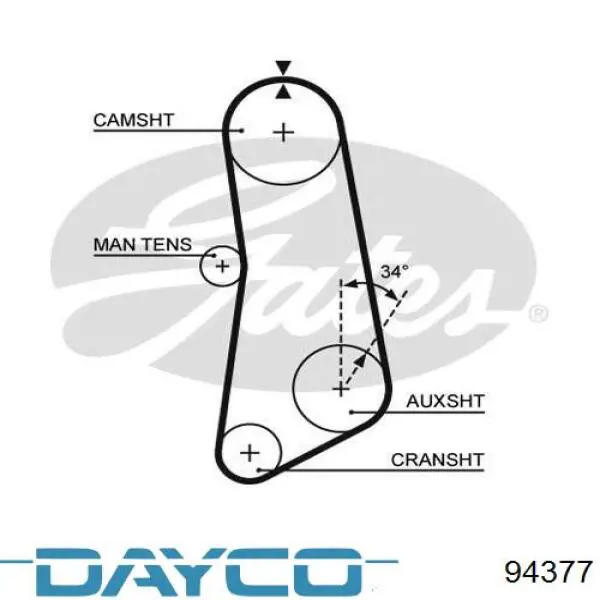 94377 Dayco Correa dentada