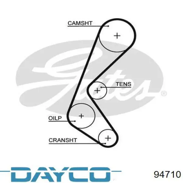 94710 Dayco correa distribucion