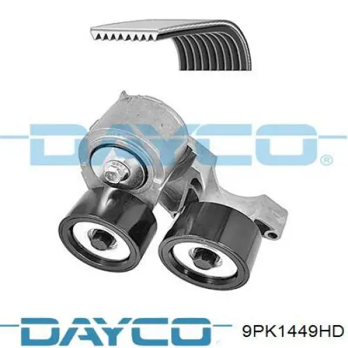 9PK1449HD Dayco correa trapezoidal