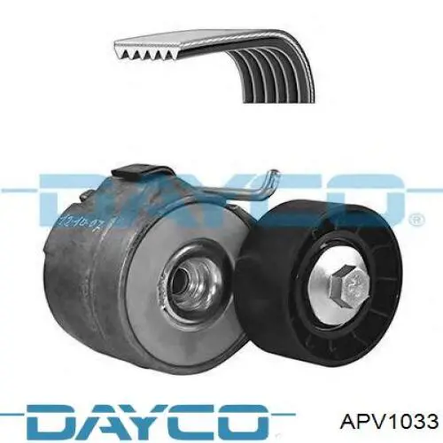 Polea inversión/guía, correa auxiliar servicios Dayco APV1033 precio, desde 25,29 EUR