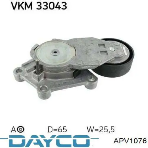 Tensor de correa, correa poli V Peugeot 208 CA, CC