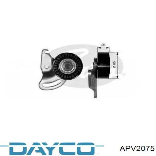 Polea tensora correa poli V APV2075 Dayco