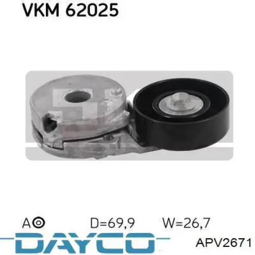 Comprar APV2671 Dayco Tensor de correa poli V 