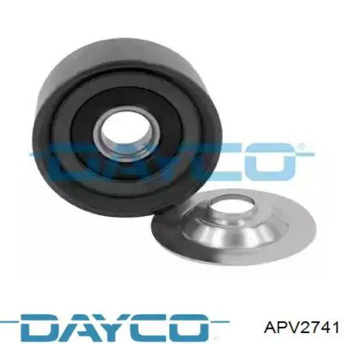 Galet Courroie Dayco APV2704 - Poulie Ø73mm, Hauteur 73mm, Pour Courroies PK HD