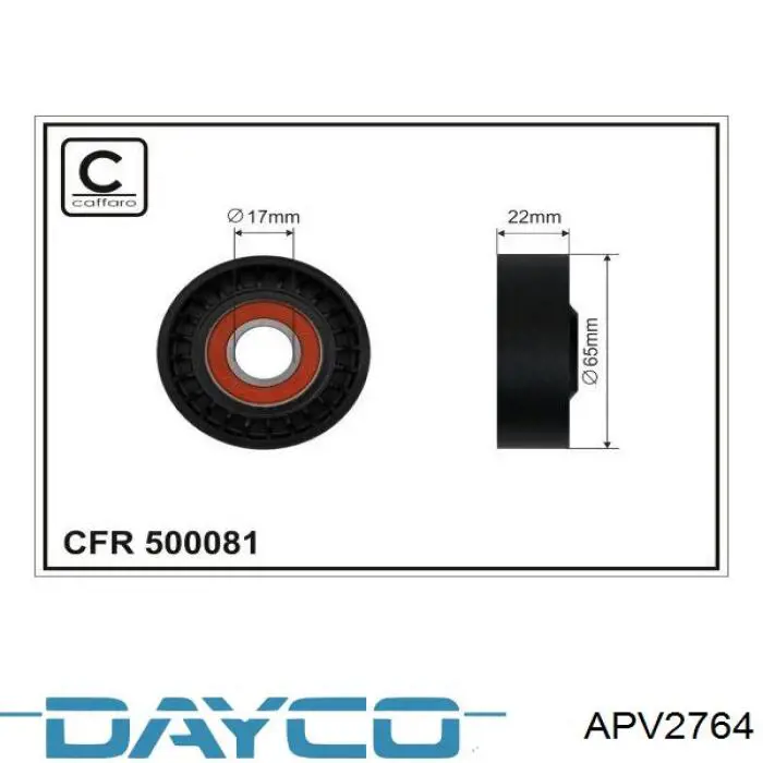 Comprar APV2764 Dayco Tensor de correa poli V 