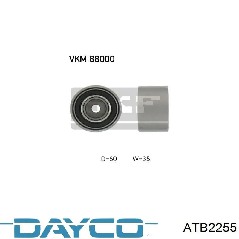 ATB2255 Dayco Rodillo de cadena