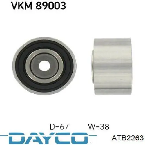 Polea correa distribución Dayco ATB2263 precio, desde 34,91 EUR