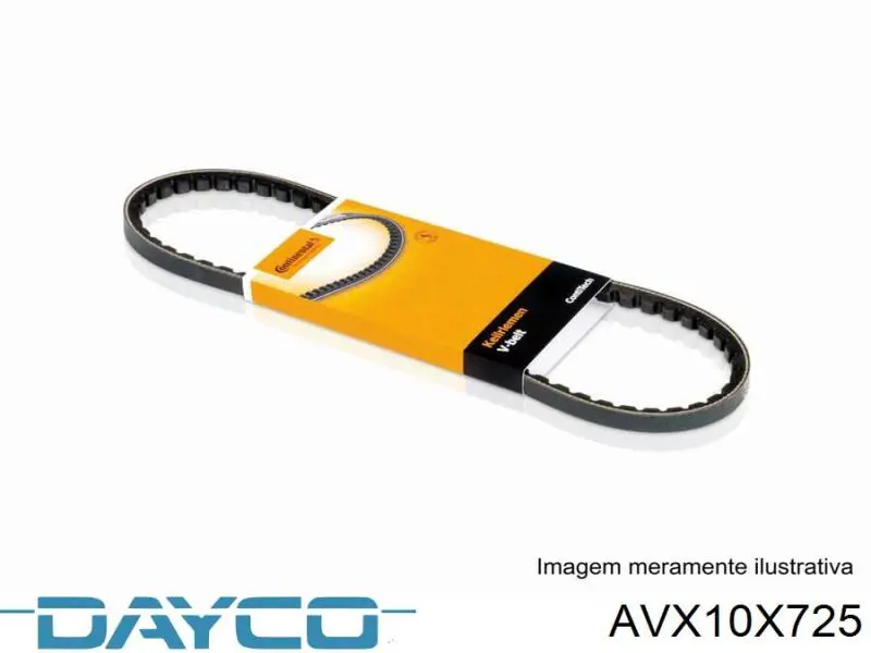 AVX10X725 Dayco correa trapezoidal