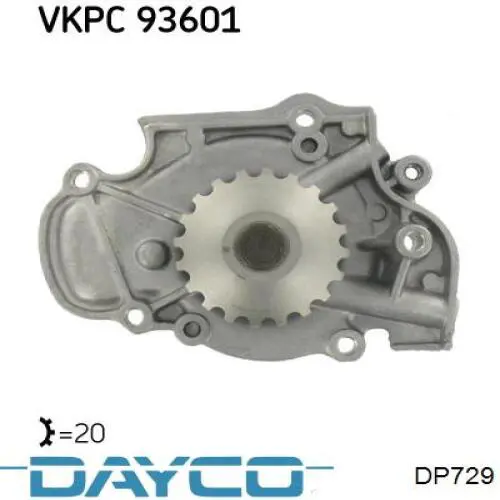 Bombeadora de agua Dayco DP729 precio, desde 33,52 EUR