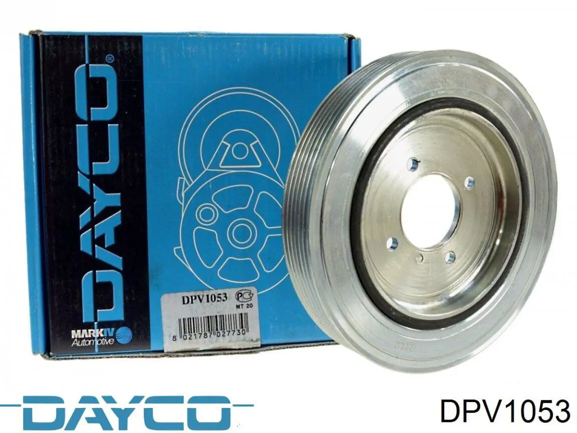 Polea del cigüeñal Dayco DPV1053 precio, desde 43,58 EUR