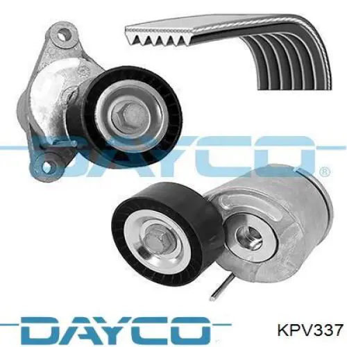 Correa de transmisión, juego Dayco KPV337 precio, desde 171,52 EUR