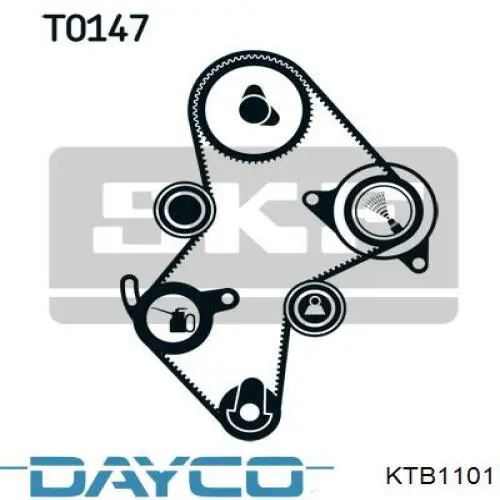 KTB1101 Dayco Kit correa de distribución