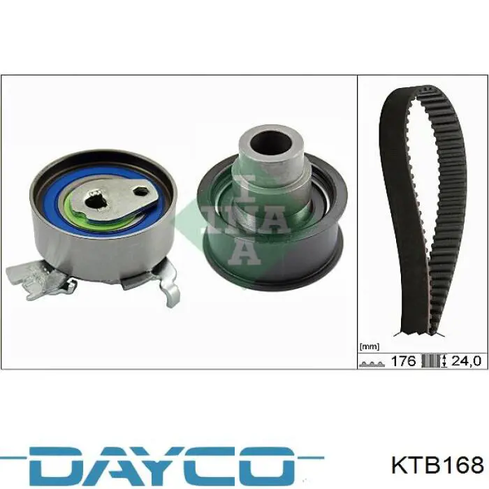 KTB168 Dayco kit de distribución
