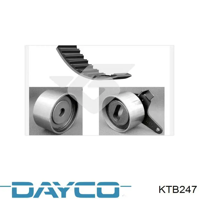 Juego de correas dentadas Dayco KTB247 precio, desde 181,02 EUR