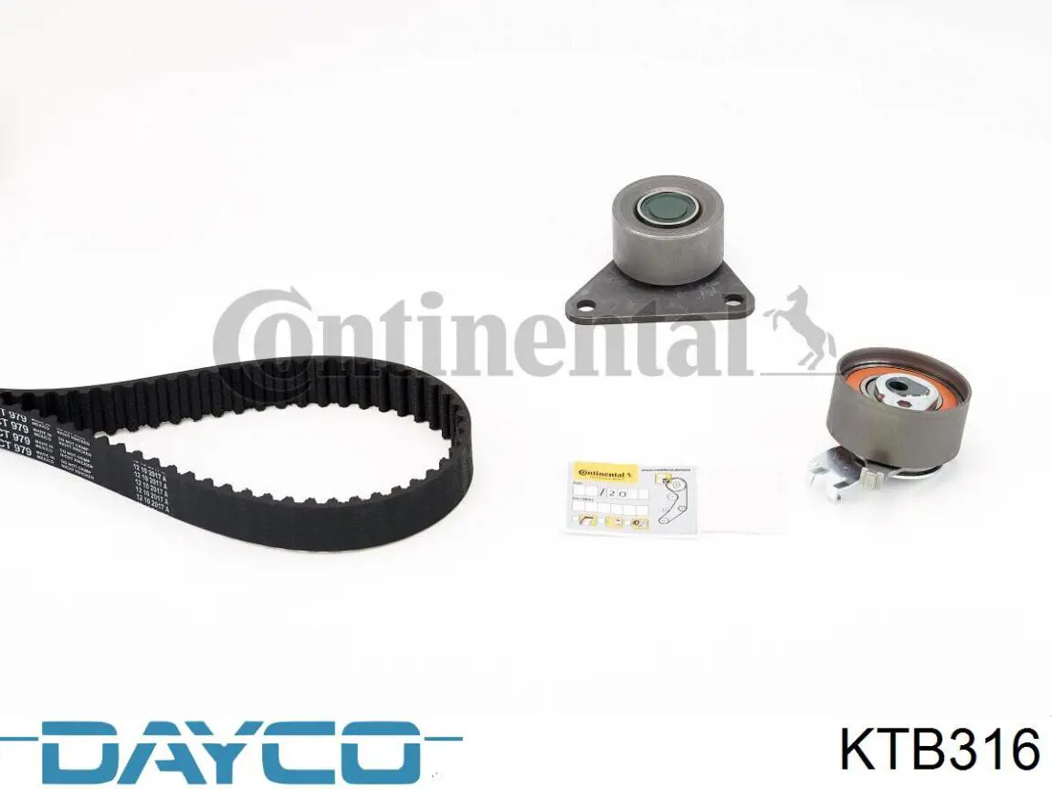 Juego de correas dentadas Dayco KTB316 precio, desde 183,23 EUR