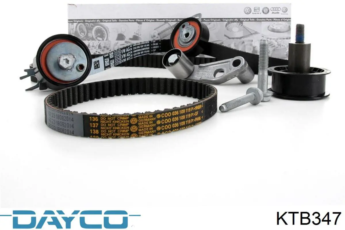 Comprar KTB347 Dayco Kit de correa de distribución