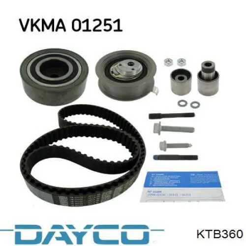 Juego de correas dentadas Dayco KTB360 precio, desde 292,82 EUR