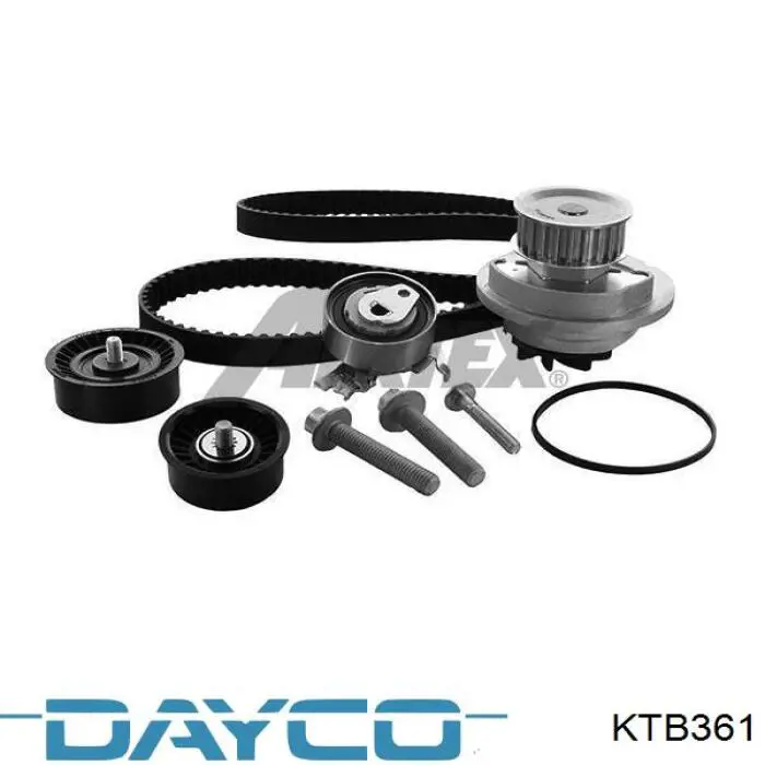 Comprar KTB361 Dayco Kit de correa de distribución
