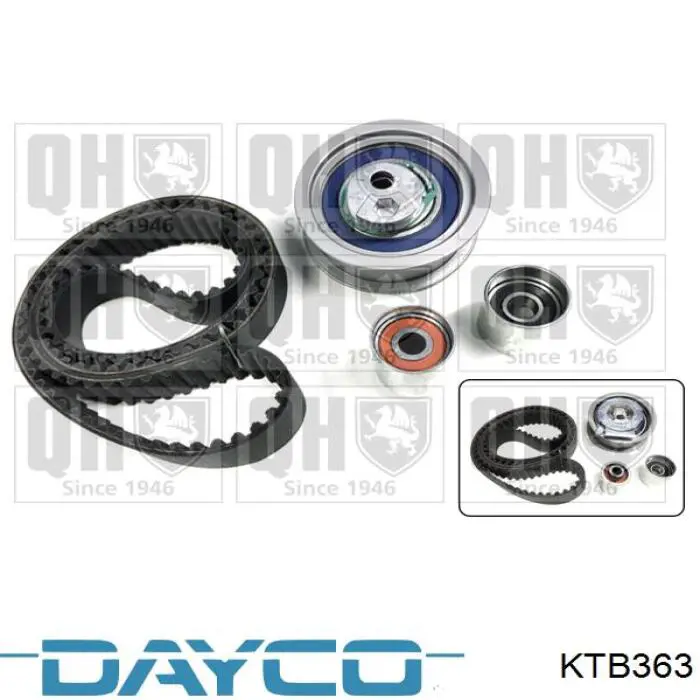 Comprar KTB363 Dayco Kit de correa de distribución