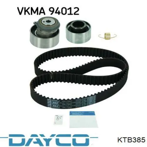 KTB385 Dayco kit correa de distribución