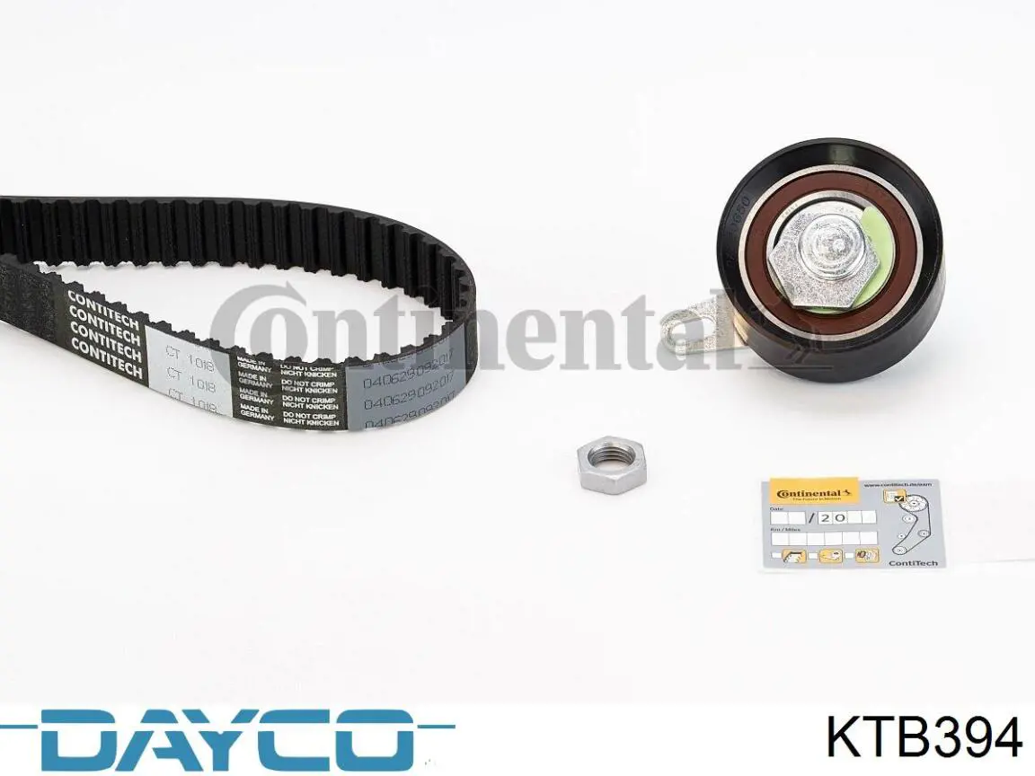 KTB394 Dayco kit correa de distribución