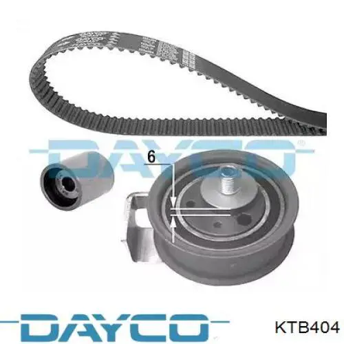 KTB404 Dayco kit correa de distribución