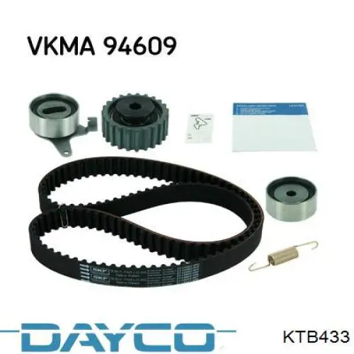 KTB433 Dayco kit correa de distribución