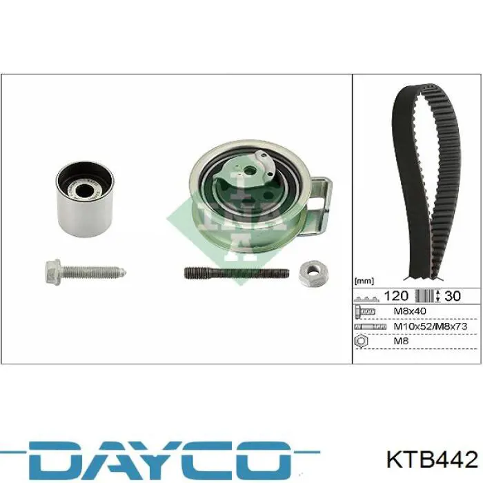 KTB442 Dayco kit de distribución