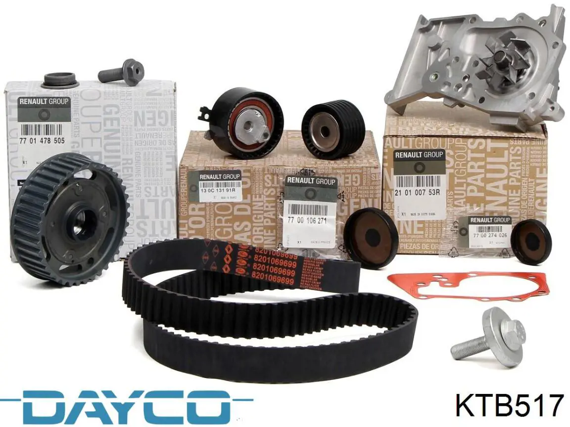 Kit de distribución KTB517 Dayco