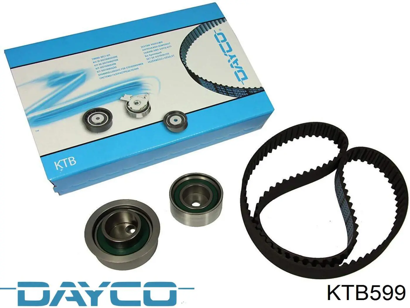 KTB599 Dayco kit correa de distribución