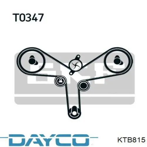 KTB815 Dayco kit de correa de distribución