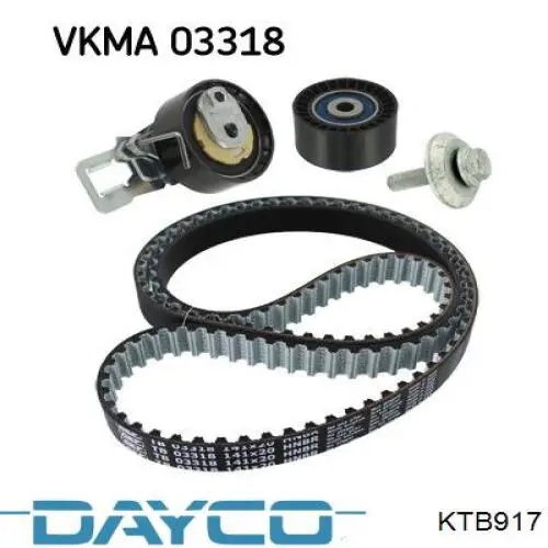 KTB917 Dayco kit correa de distribución