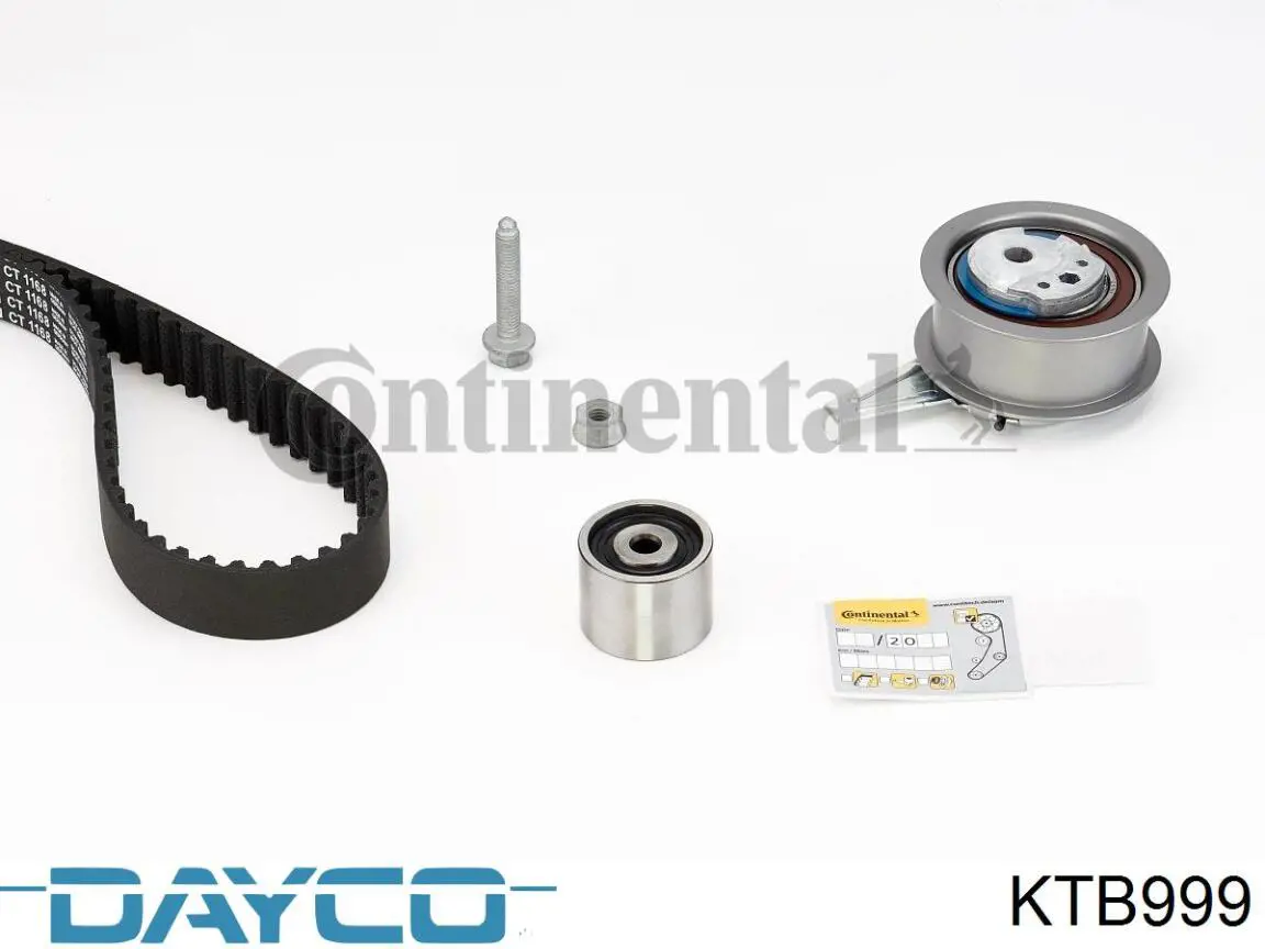 KTB999 Dayco Kit correa de distribución