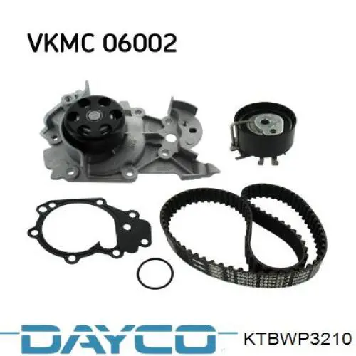 Juego de correas dentadas Dayco KTBWP3210 precio, desde 90,47 EUR