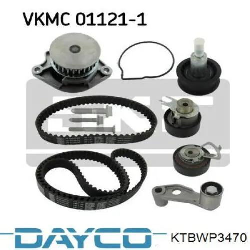 Comprar KTBWP3470 Dayco Kit de correa de distribución